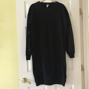 Midi sweatshirt dress